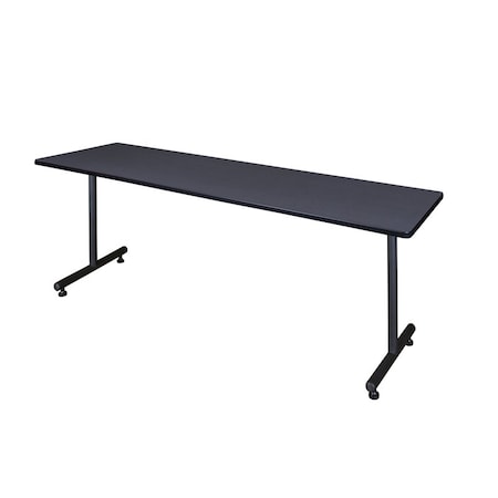 Kobe Rectangle Training Table, 84" W, 29" H, Laminate Top, Gray MKTRCT8424GY